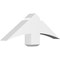 Ekena Millwork Bellingham Architectural Grade PVC Gable Bracket, 36"W x 12"H x 4"D x 6"F, 8/12 Pitch GBP036X12X0406BEL00 - alternate 1